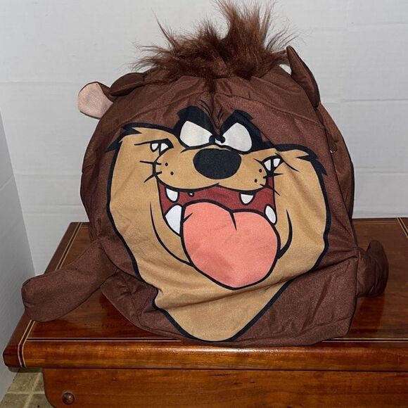 Looney Tunes Taz Tasmanian devil Taz round plush ball by toy factory - Picture 1 of 10